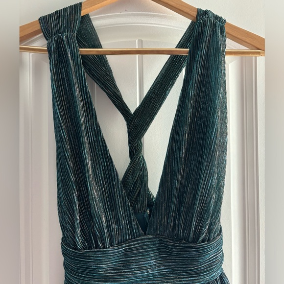 Lulus Ailey Gold Twist Back Dress - Picture 2 of 9